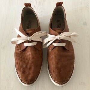 Pikolinos Leather Espadrille Oxford